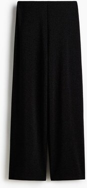 H&M - Błyszczące spodnie - Czarny