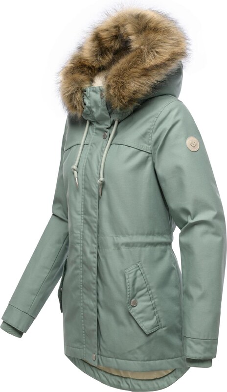 Ragwear Parka zimowa 'Tawny' miętowy
