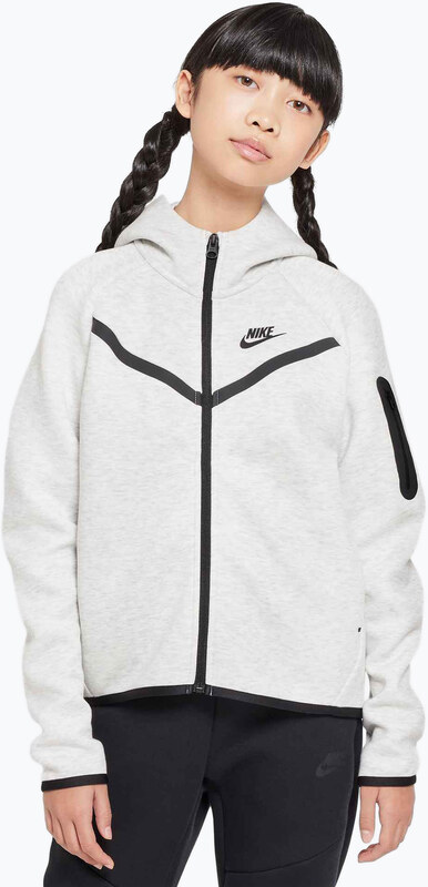 Bluza dziecięca Nike Sportswear Tech Fleece light grey/heather/black/black