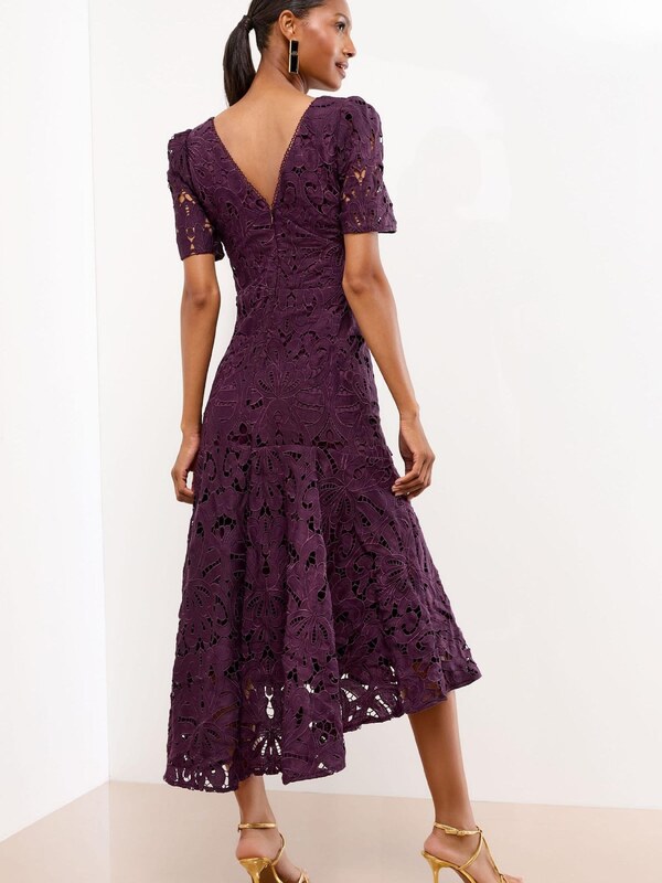 Lipsy Sukienka ciemnofioletowy