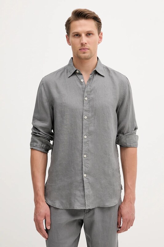 United Colors of Benetton koszula lniana