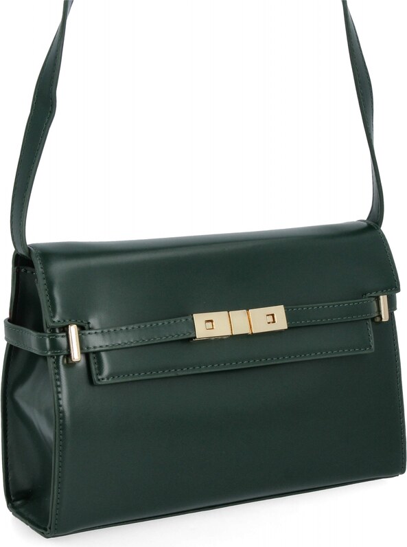 Elegancka Torebka Damska Listonoszka firmy Herisson 17R506 Butelkowa Zieleń