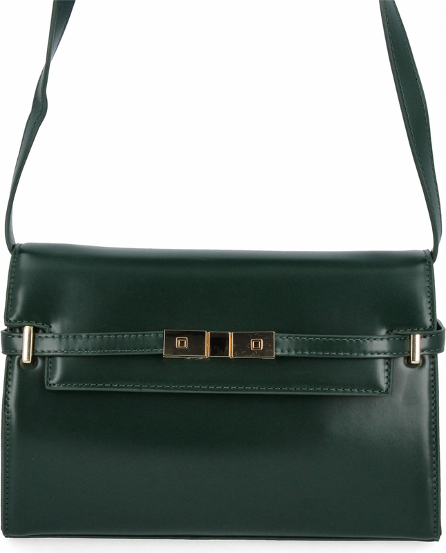 Elegancka Torebka Damska Listonoszka firmy Herisson 17R506 Butelkowa Zieleń