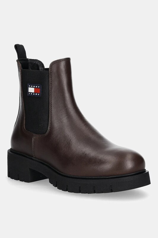 Tommy Jeans sztyblety TJW CHELSEA LEATHER BOOT