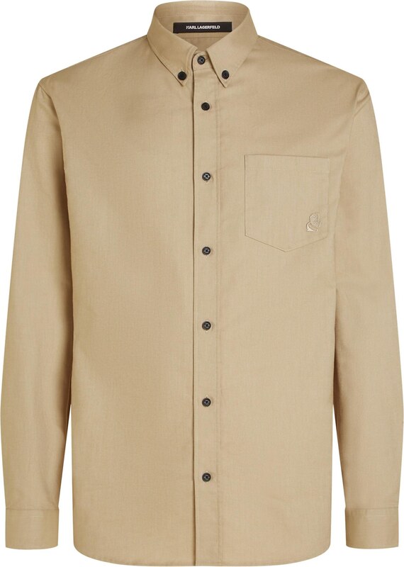 Karl Lagerfeld Koszula jasnobrązowy