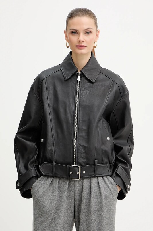 Pinko kurtka skórzana