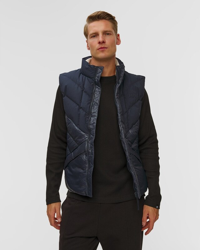 Kamizelka Puchowa Męska Helly Hansen Village Puffy Vest Granatowa