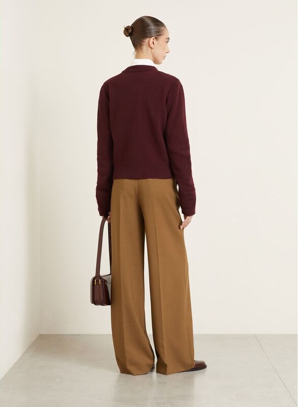 Ami Paris Spodnie Marlena braun