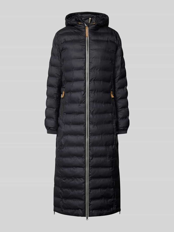 camel active Płaszcz pikowany z kapturem