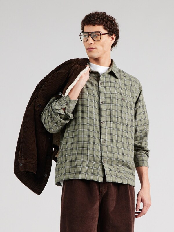 GAP Koszula khaki / czarny / biały