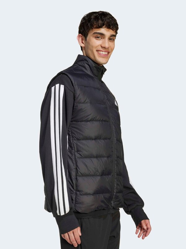 ADIDAS SPORTSWEAR Kamizelka sportowa 'Ess' czarny / biały