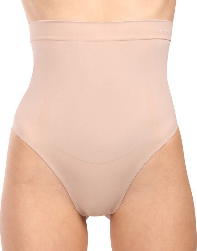 Calvin Klein Stringi damskieCavin Kein beżowy (QF8116-7NS)