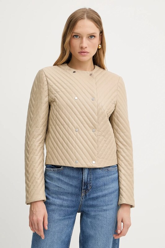 BOSS kurtka skórzana Sandru