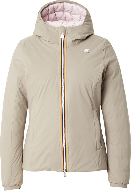 K-Way Kurtka przejściowa kremowy / różowy pudrowy