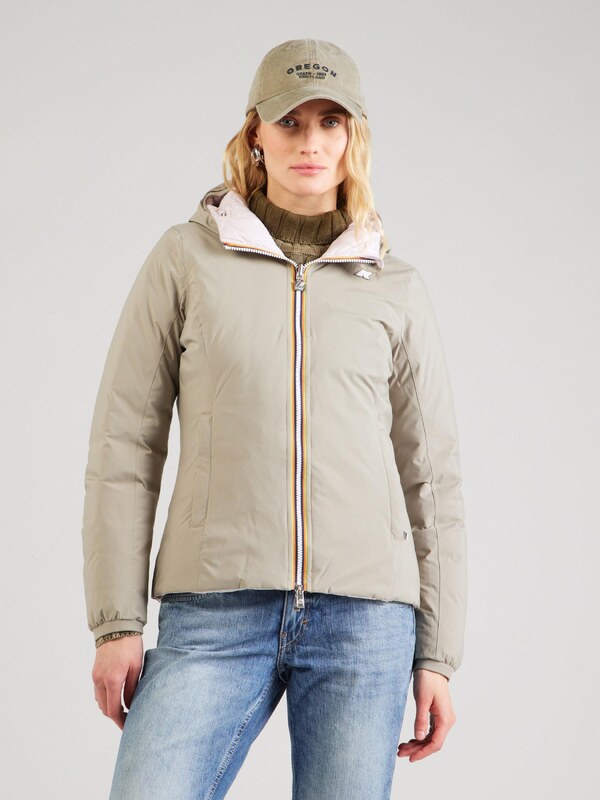 K-Way Kurtka przejściowa kremowy / różowy pudrowy