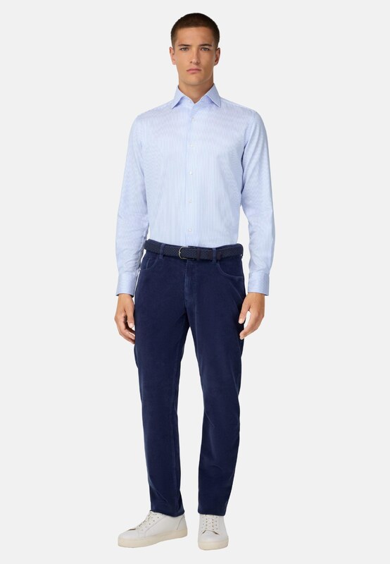 Boggi Milano Koszula jasnoniebieski / biały