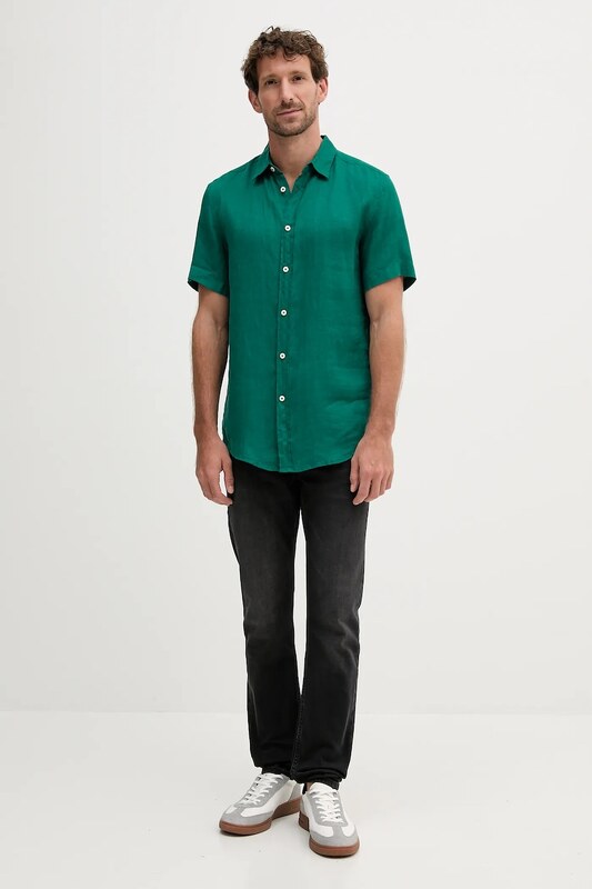 United Colors of Benetton koszula lniana