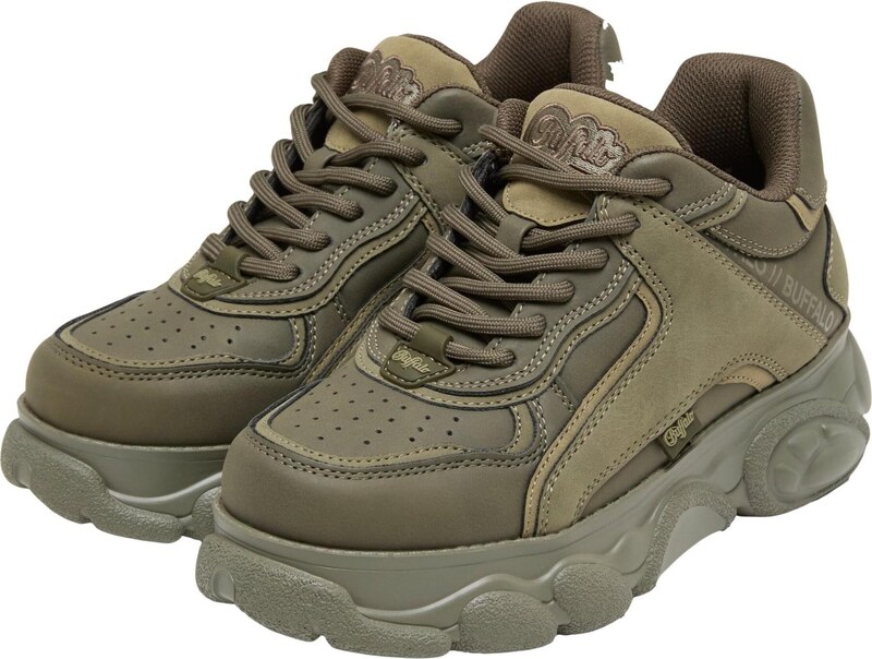 BUFFALO Trampki niskie 'CLD Echo' oliwkowy