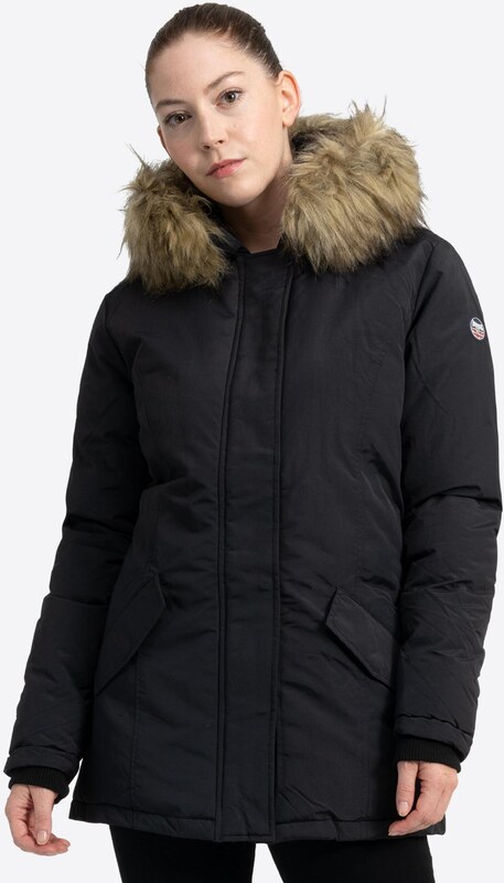 LONSDALE Parka zimowa 'Kimmeridge' czarny