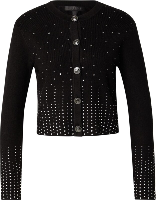GUESS Kardigan czarny