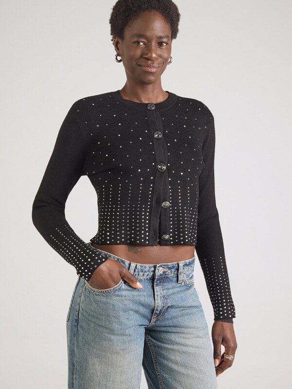 GUESS Kardigan czarny