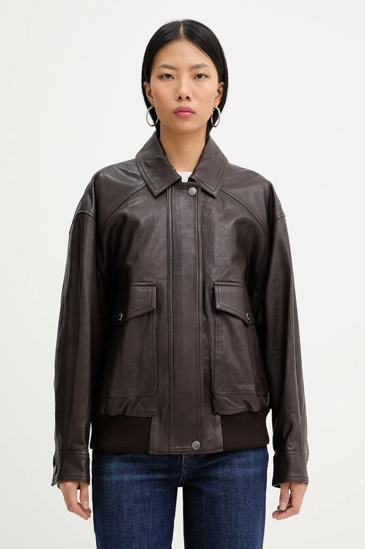 Weekend Max Mara kurtka skórzana GIGANTE