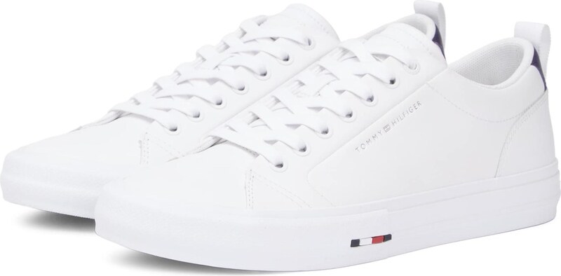 TOMMY HILFIGER Trampki niskie 'HARLEM STREET' ciemny niebieski / biały