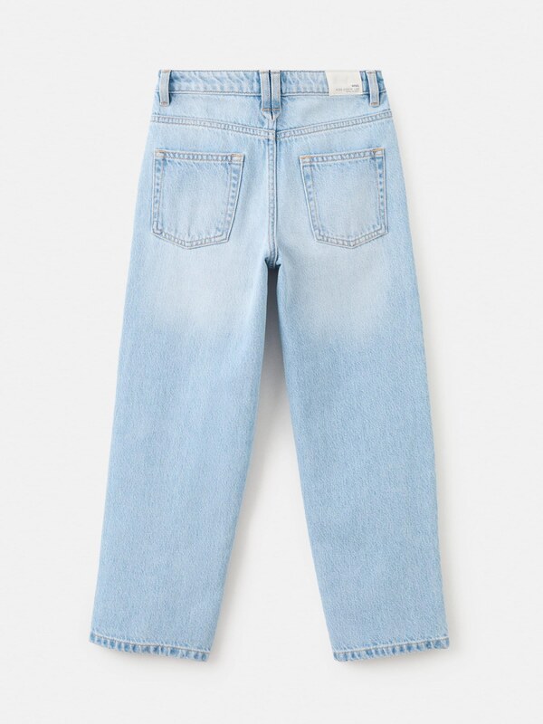 MANGO KIDS Jeansy 'DAD' jasnoniebieski