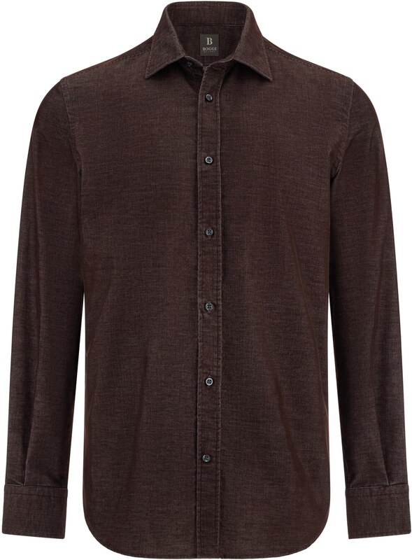 Boggi Milano Koszula ciemnobrązowy