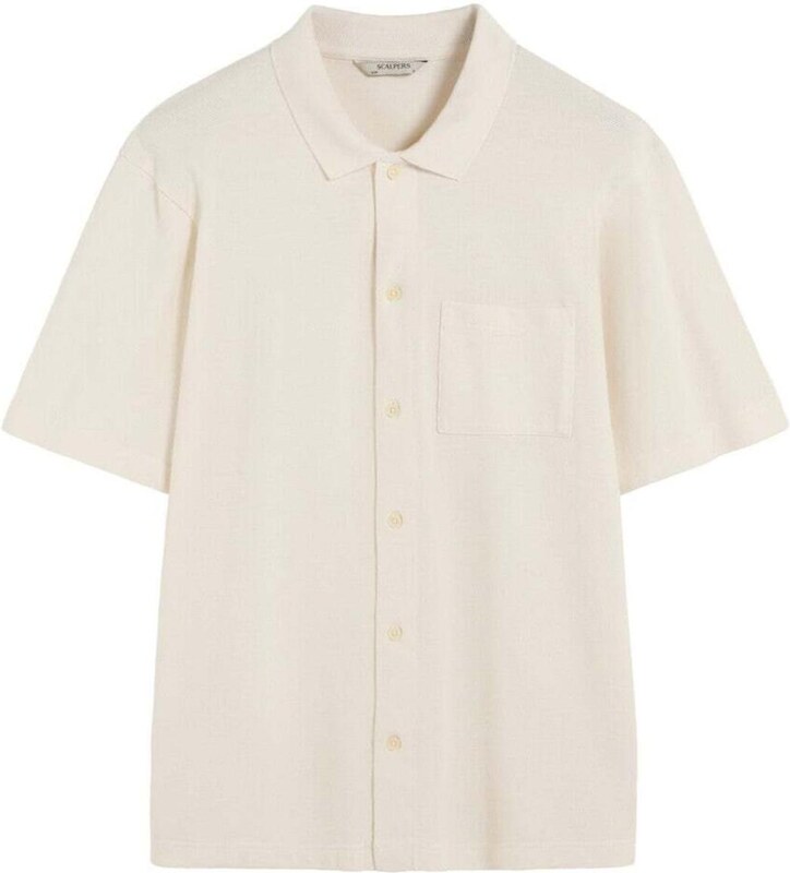 Scalpers Koszula 'Card' kremowy