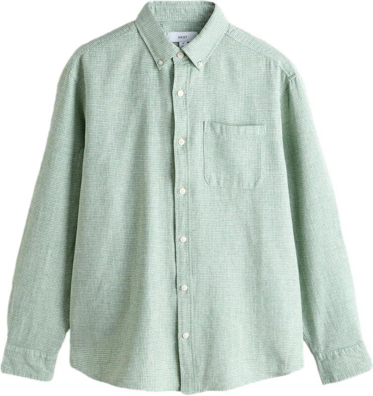 Next Koszula zielony / biały