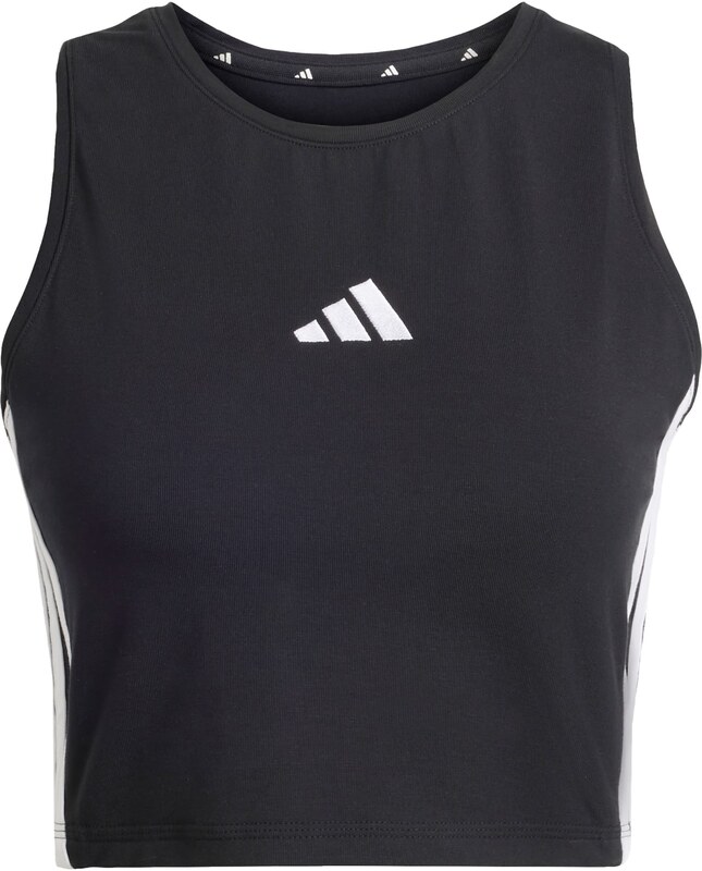 ADIDAS SPORTSWEAR Top sportowy 'Essentials' czarny / biały