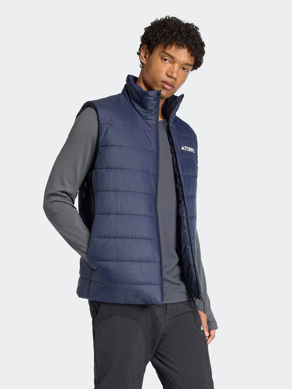 ADIDAS TERREX Kamizelka sportowa 'Ess' ciemny niebieski / biały