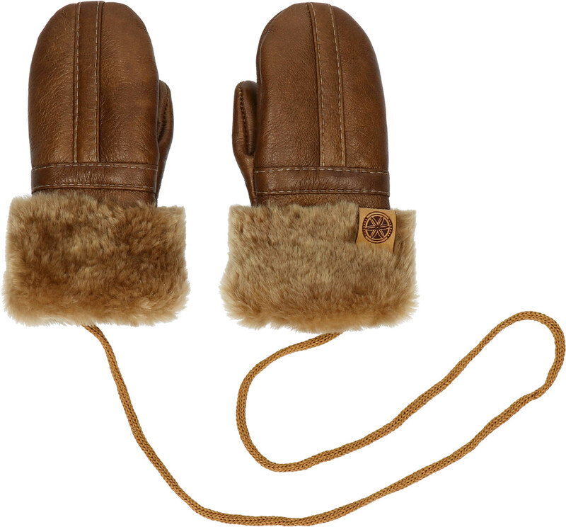 TMC Naturalleather Rękawiczki dziecięce z jednym palcem 100% FUTERKO