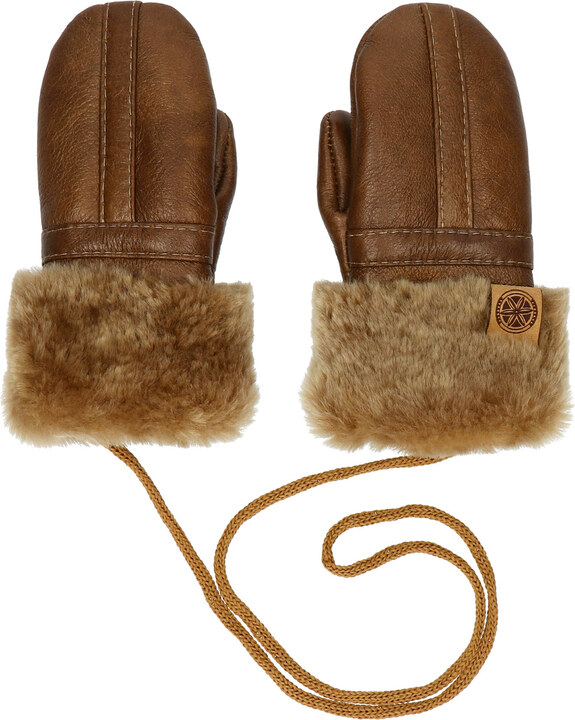 TMC Naturalleather Rękawiczki dziecięce z jednym palcem 100% FUTERKO