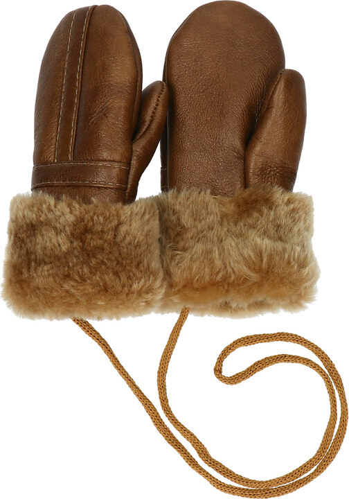 TMC Naturalleather Rękawiczki dziecięce z jednym palcem 100% FUTERKO