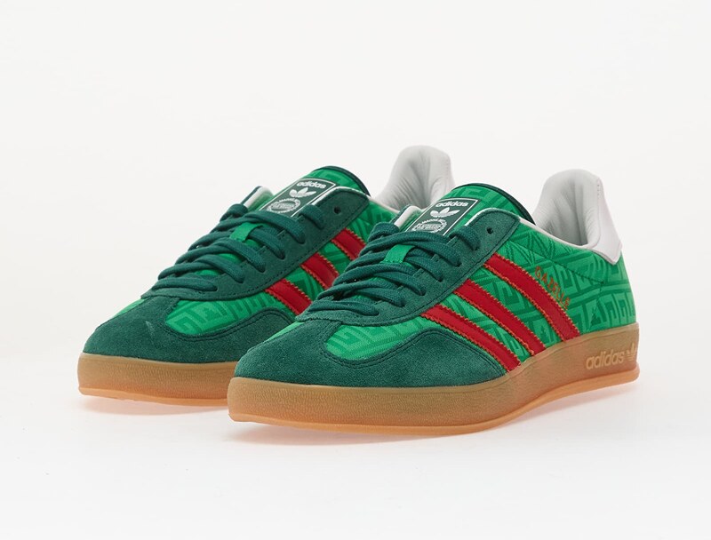 adidas Originals adidas Gazelle Indoor Green/ Better Scarlet/ Collegiate Green