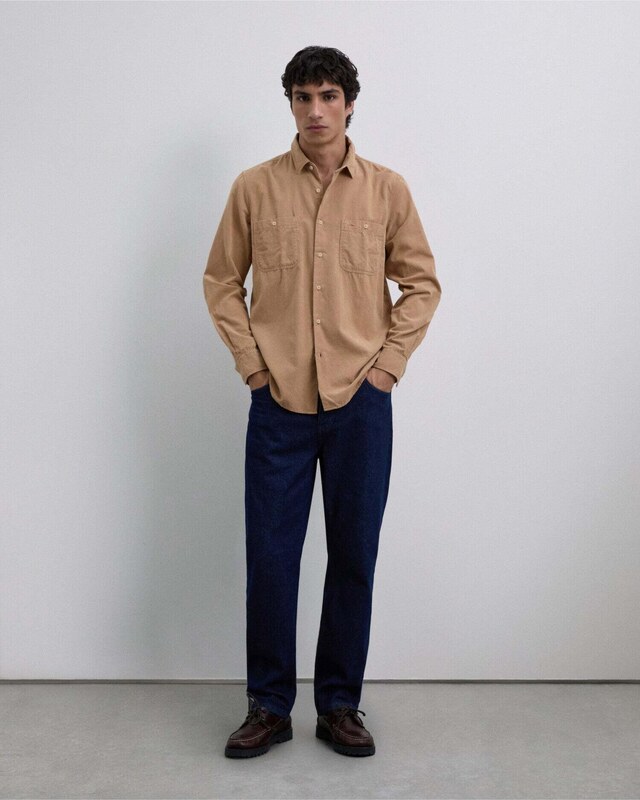 Scalpers Koszula 'Saint Corduroy' camel