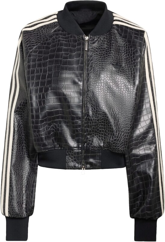 ADIDAS ORIGINALS Kurtka przejściowa ecru / czarny