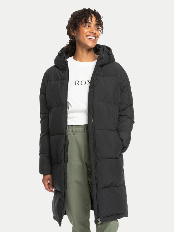 Roxy Kurtka zimowa Test Of Time ERJJK03513 Czarny Regular Fit