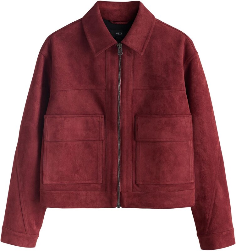 Next Kurtka przejściowa bordowy