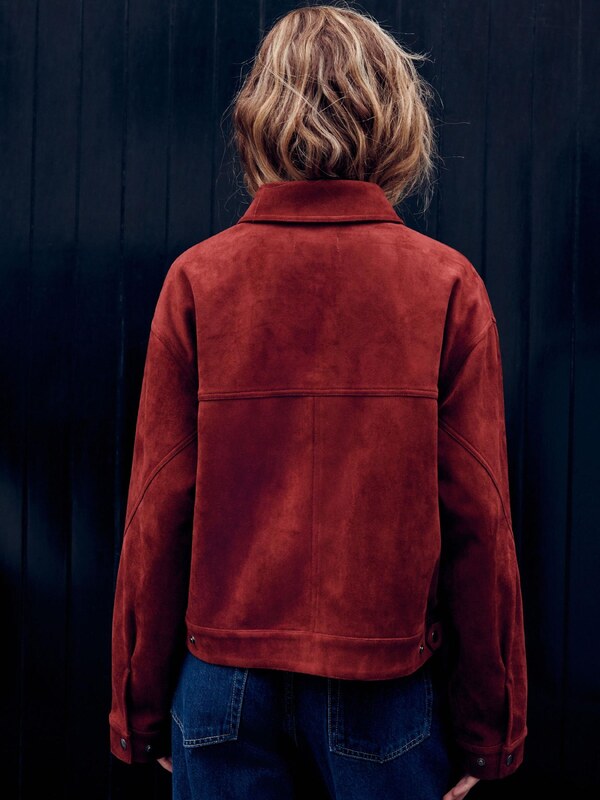 Next Kurtka przejściowa bordowy