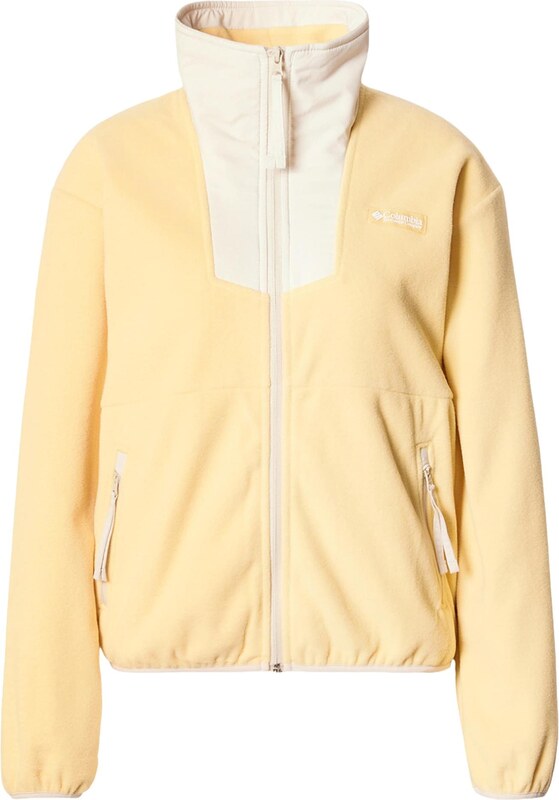 COLUMBIA Bluza polarowa funkcyjna 'Sequoia Grove' żółty / pełnobiały