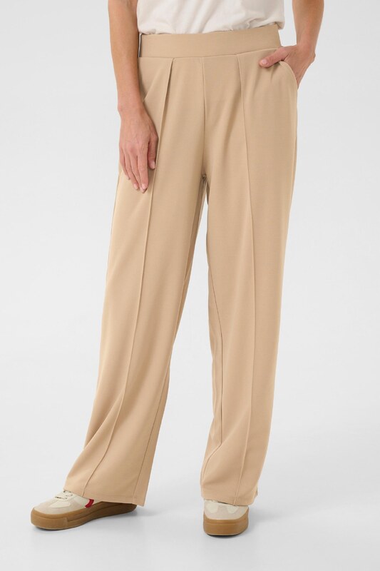 Cream Spodnie w kant 'CR Siki' beżowy