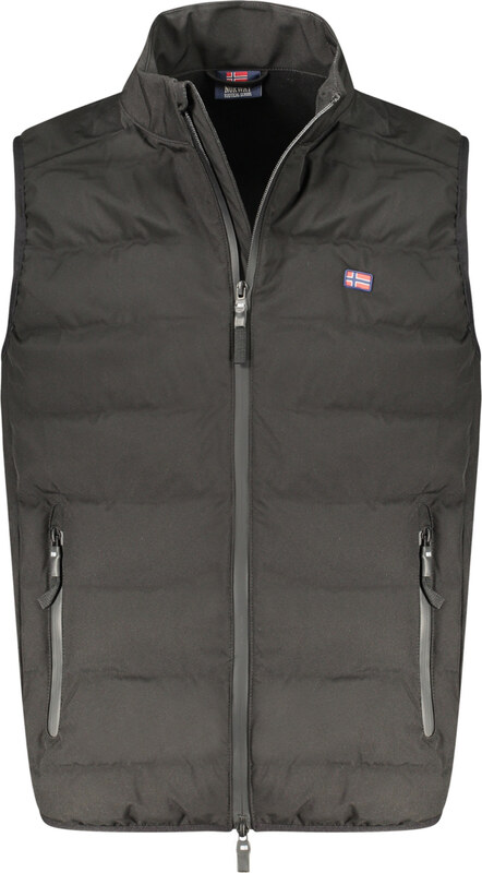 Norway 1963 MĘSKA CZARNA KURTKA BEZ RĘKAWÓW