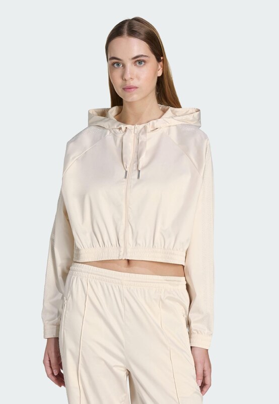 ADIDAS ORIGINALS Kurtka przejściowa 'PEARL' pełnobiały