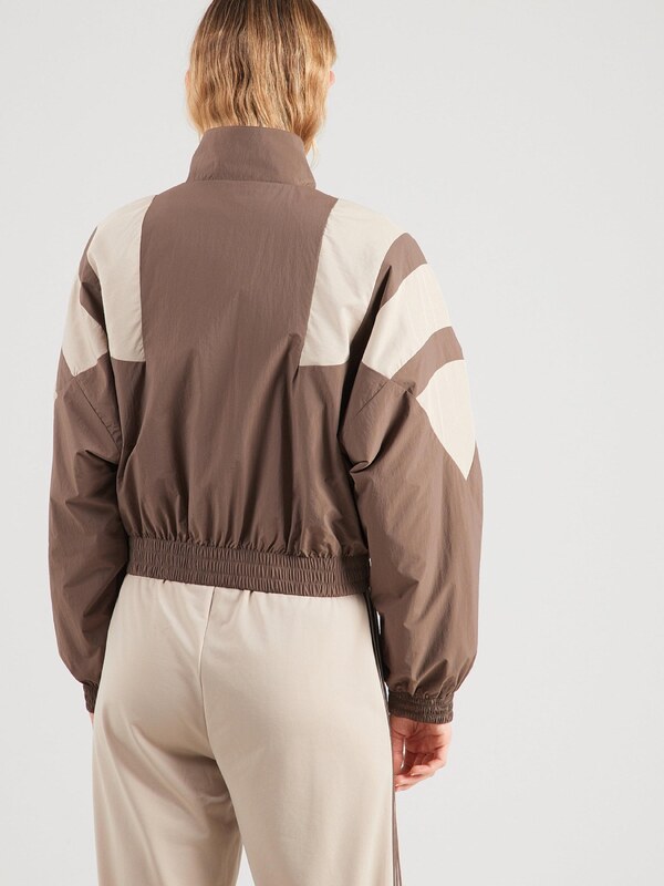 ADIDAS ORIGINALS Kurtka przejściowa ecru / czekoladowy