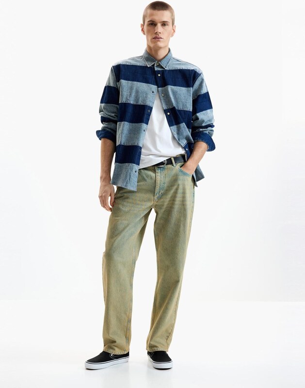 Desigual Koszula niebieski denim / ciemny niebieski