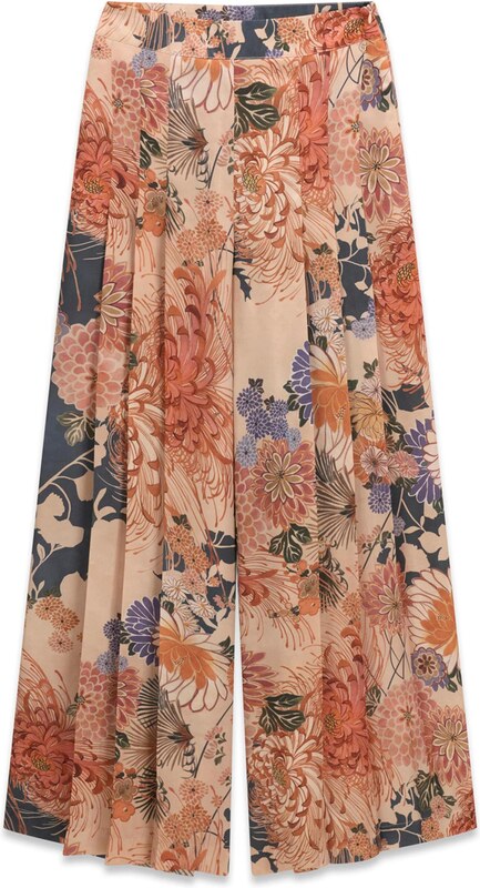 GUESS Spodnie ecru / granatowy / zielony / pomarańczowy