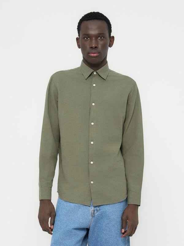 JACK & JONES Koszula 'JJEBreeze' zielony